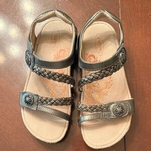 Aetrex Metallic Sandals for Women